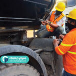 ganti pipa oli hidrolik truk